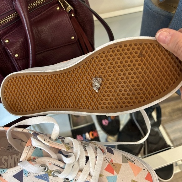 Vans Women's Multicolor Canvas Sneakers size 6 - Picture 2 of 3